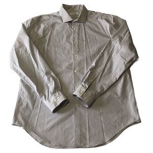 Calvin Klein Men's Infinite Non-Iron Slim Fit Stretch Collar Size 17 34/35 XL